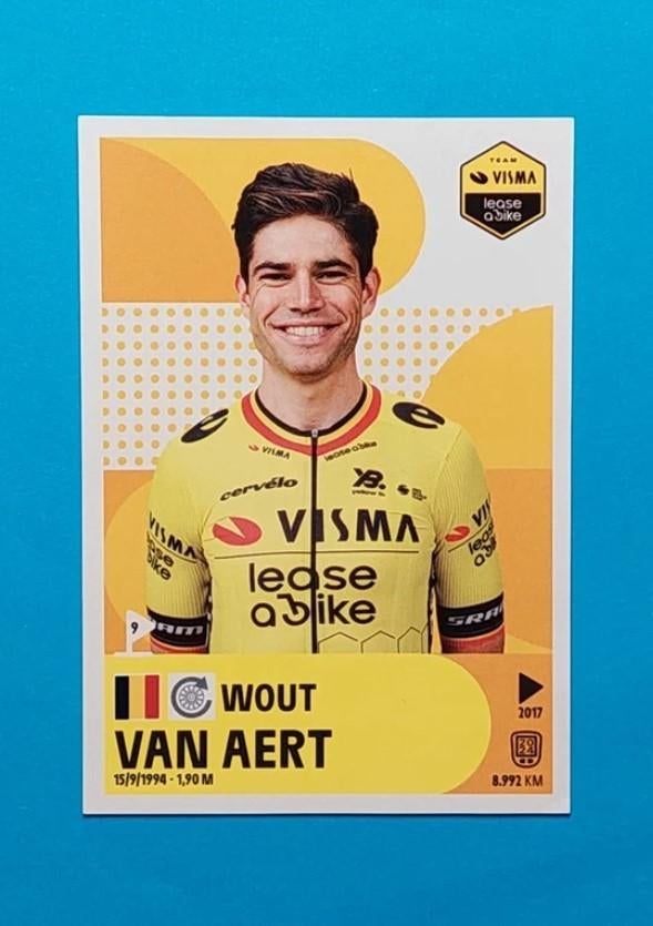 Wout Van Aert Panini sticker Tour de France 2025, Verzamelen, Ophalen of Verzenden, Nieuw, Sport