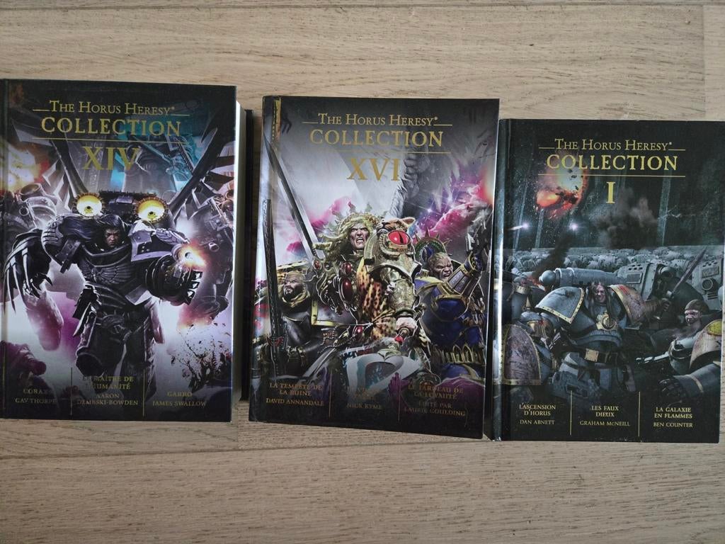 De Horus Heresy collectie, deel 1/14/16, Ophalen