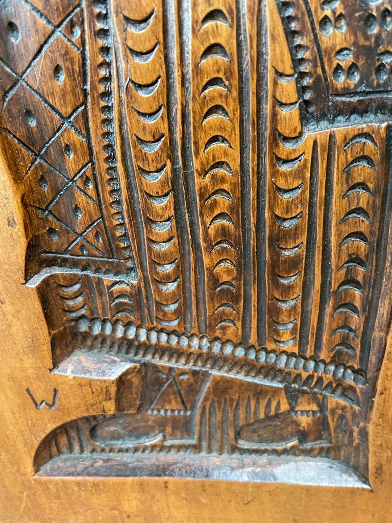 2 speculaasvormen van lokale kunstenaar Wilfried Boeykens, Ophalen, Hout