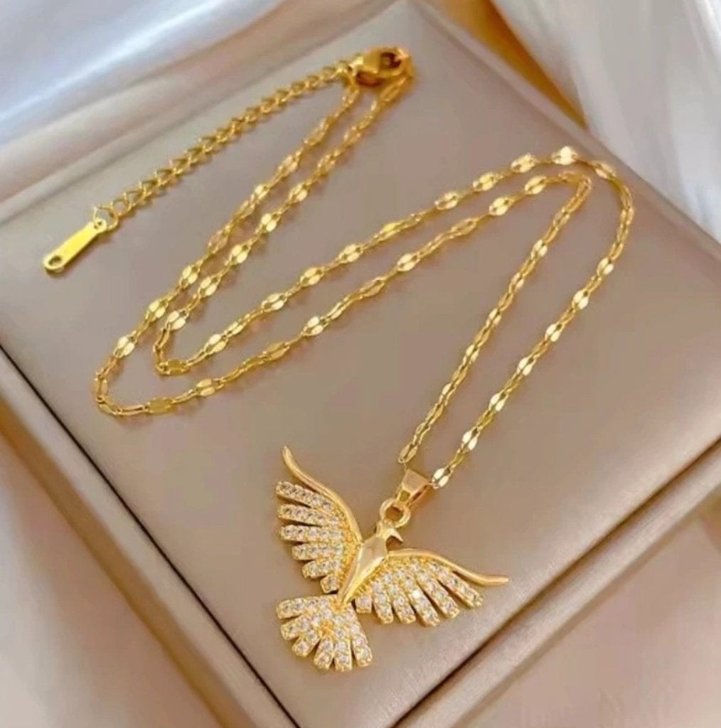 mooie ketting, Bijoux, Sacs & Beauté, Colliers, Or, Autres matériaux, Envoi, Neuf