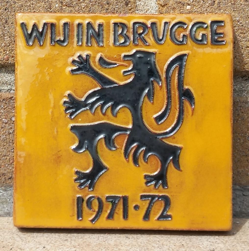 Keramiek Wij in Brugge 1971 1972 Wandkeramiek, Antiek en Kunst, Ophalen