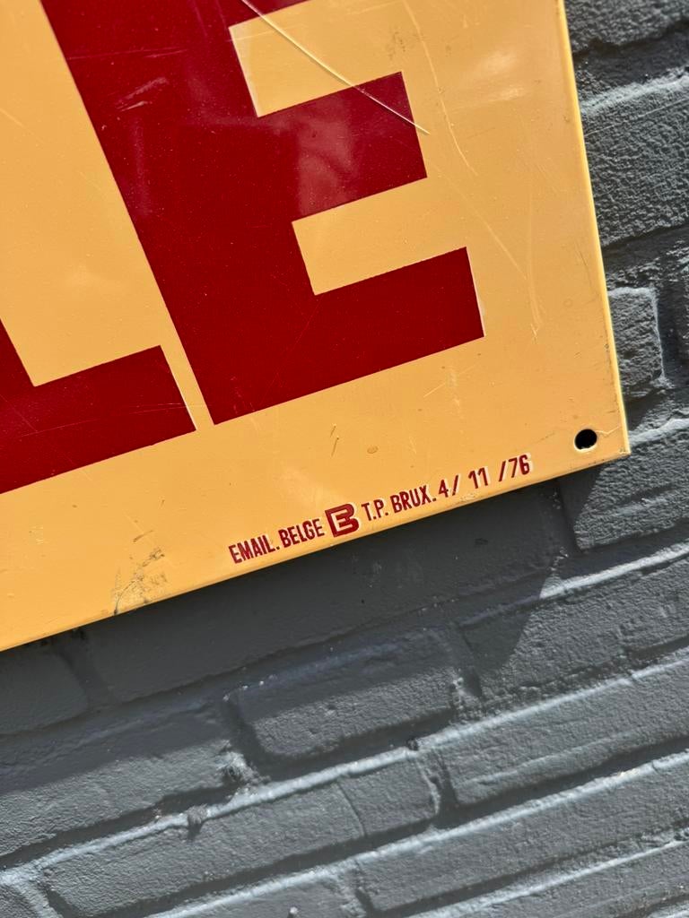 Ginder Ale oud reclamebord 1976, Verzamelen, Merken en Reclamevoorwerpen, Ophalen, Gebruikt, Reclamebord
