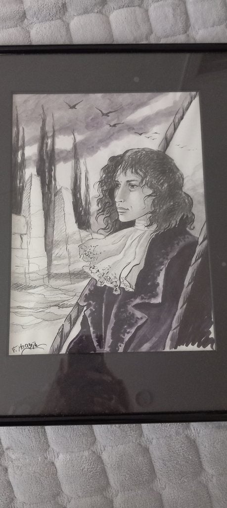 Tekening gesigneerd door Florence Magnin, Ophalen of Verzenden, Zo goed als nieuw