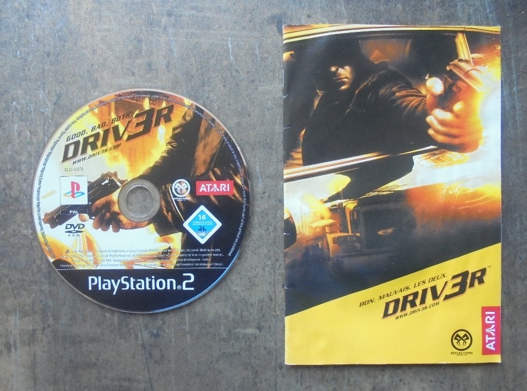 Driver 3 voor PS2 (zie foto's), Consoles de jeu & Jeux vidéo, Jeux | Sony PlayStation 2, Enlèvement ou Envoi, 1 joueur, À partir de 12 ans