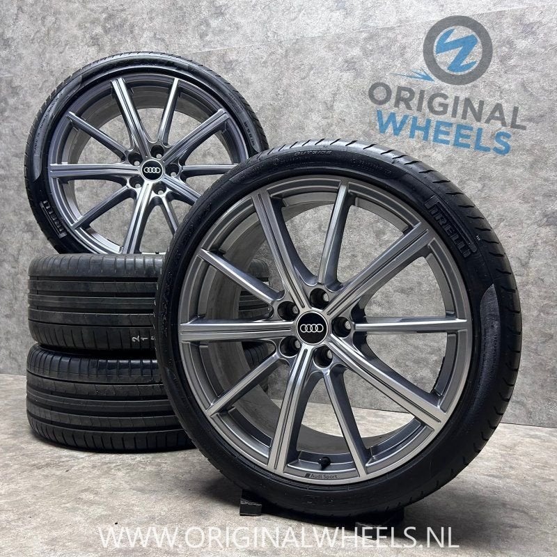 20 inch originele velgen zomerbanden Audi A6 C7 80A601025AP, Gebruikt, 255 mm, -, -