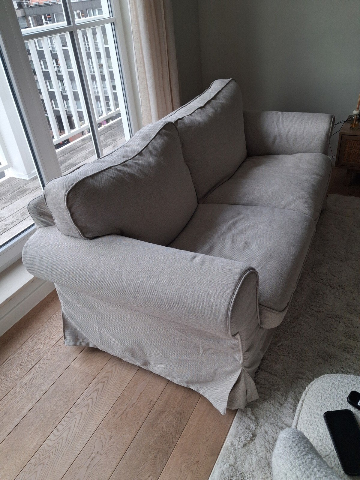 Zetel 2 zit ektorp ikea, Enlèvement, Tissus