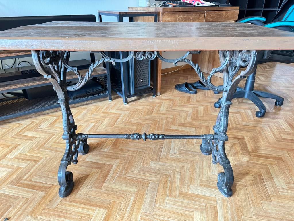 Tafel, Ophalen, Gebruikt, Rechthoekig, Metaal