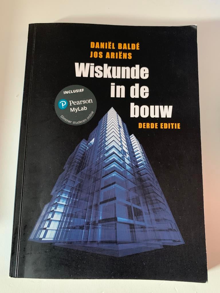 Wiskunde in de bouw, Boeken, Ophalen of Verzenden, Nieuw, Bouwkunde