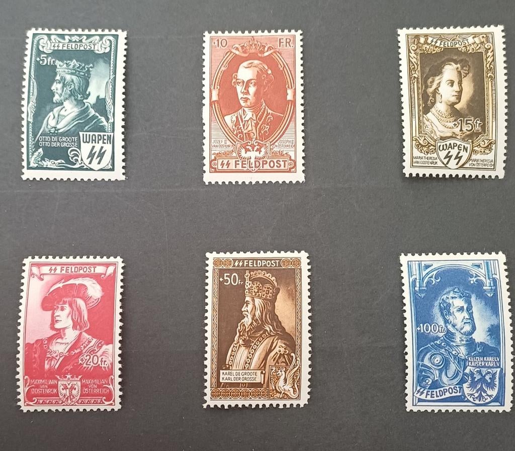 E 38 t/m E 43 erinnofilie *, Postzegels en Munten, Ophalen of Verzenden