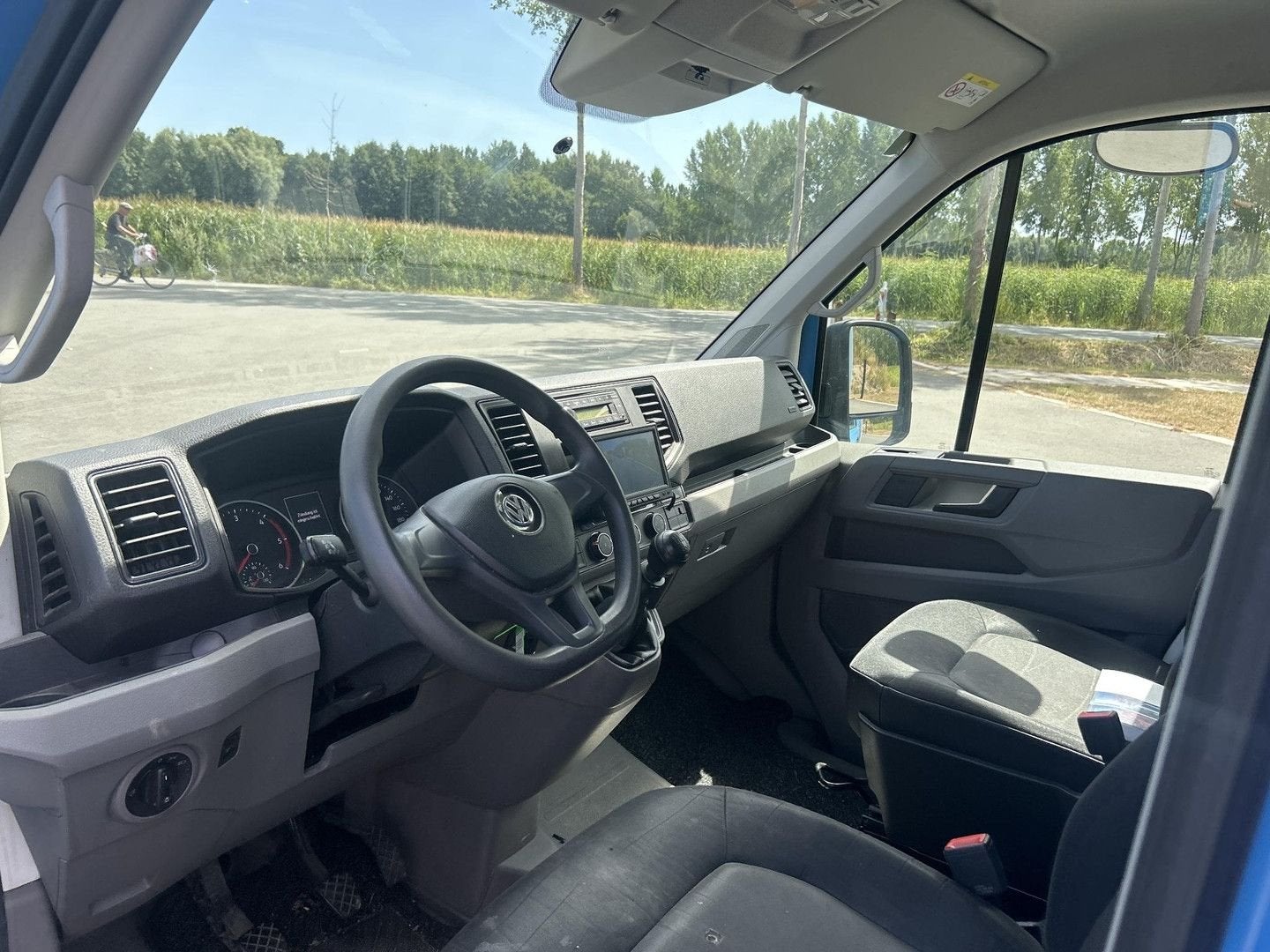 Volkswagen Crafter 35 2.0 TDI L4H3 | € 7.450,- NETTO!  | Bak, Auto's, Bestelwagens en Lichte vracht, Blauw, Electronic Stability Program (ESP)