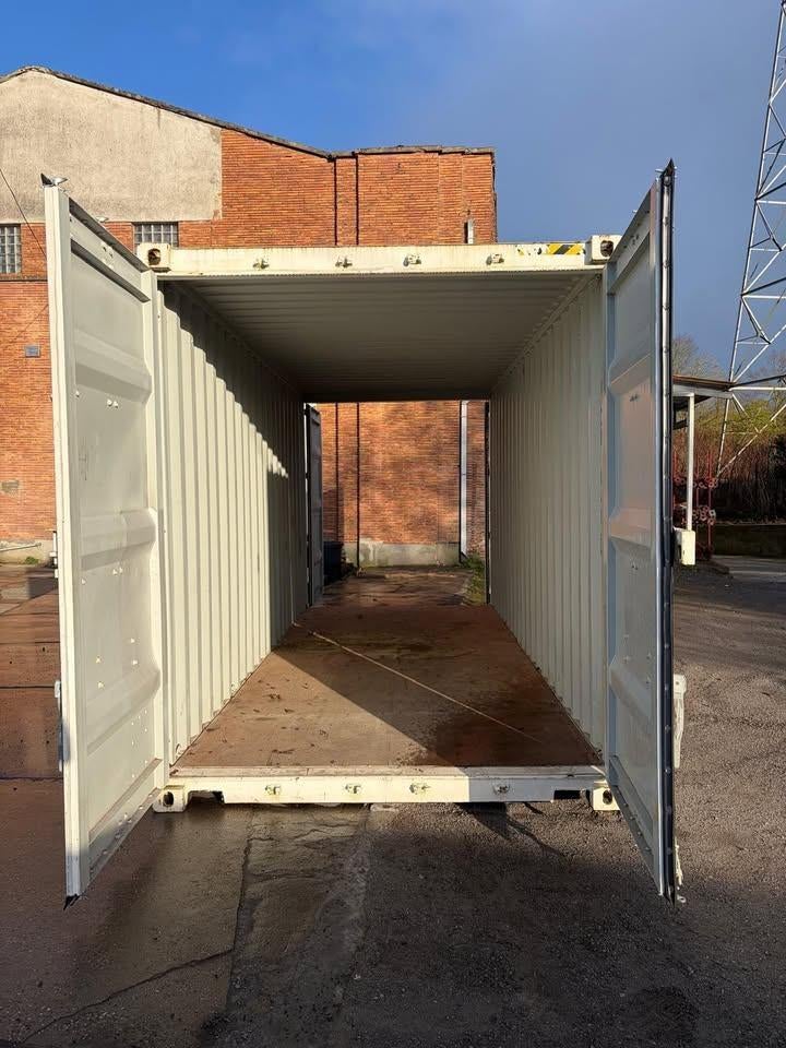 High Cube zeecontainer Double door, Ophalen