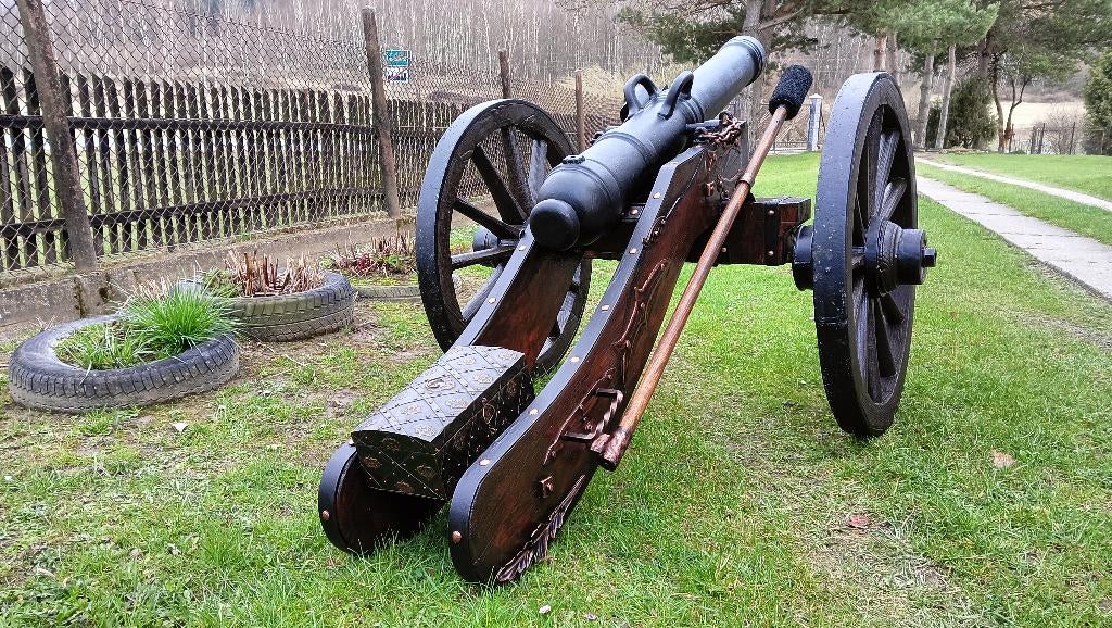 Offre exceptionnelle Feldkanone – bronzefarbene Kanone, Enlèvement ou Envoi, Armée de terre, Autres types
