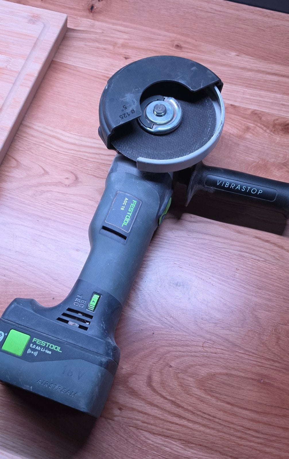 Festool AGV 18 Accu haakse slijper., Doe-het-zelf en Bouw, Gereedschap | Slijpmachines, Ophalen, Gebruikt, Haakse handslijpmachine