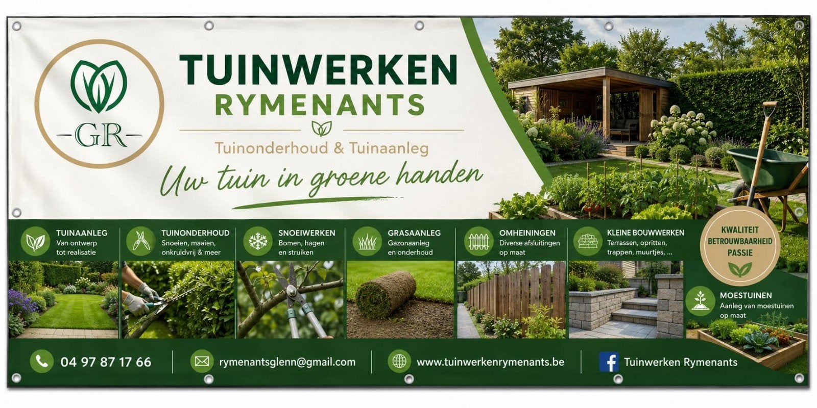 Tuinwerken rymenants, Enlèvement