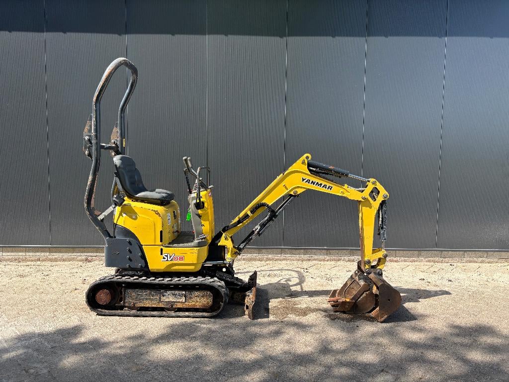 Yanmar SV08 (2016) Minigraver 2 graafbakken (1), Zakelijke goederen, Ophalen