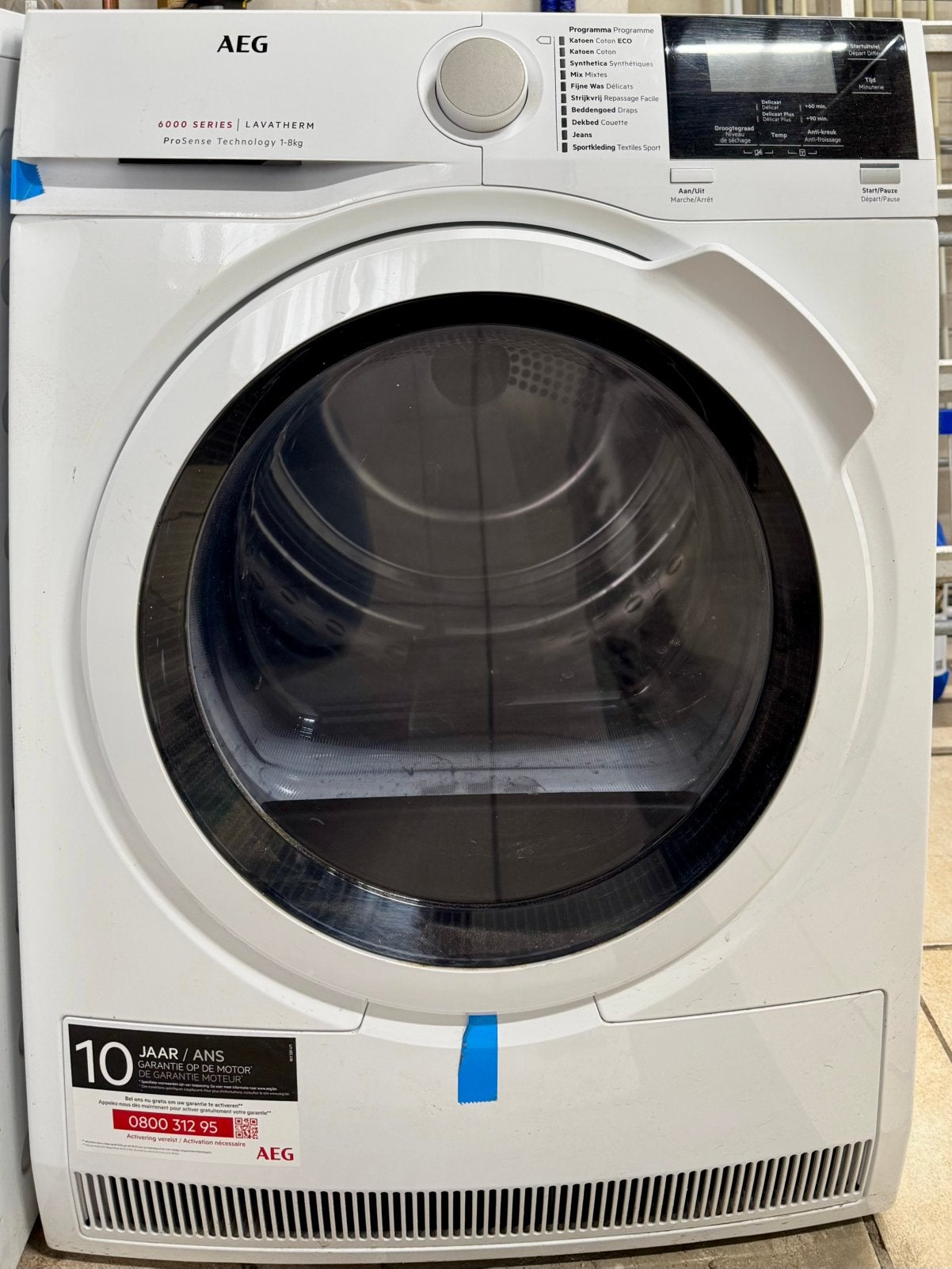 Droogkast AEG 6000 series, Elektronische apparatuur, Droogkasten, Ophalen, Zo goed als nieuw