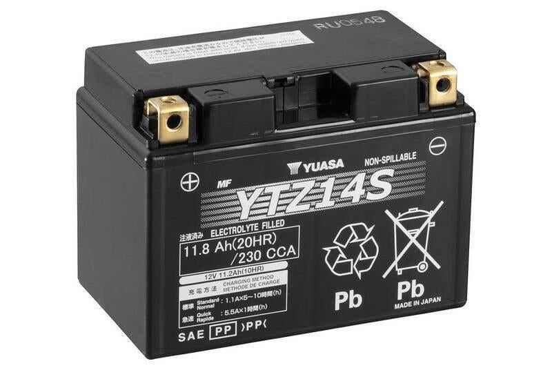 Batterie Yuasa YTZ14S W/C neuve (pour moto), Enlèvement