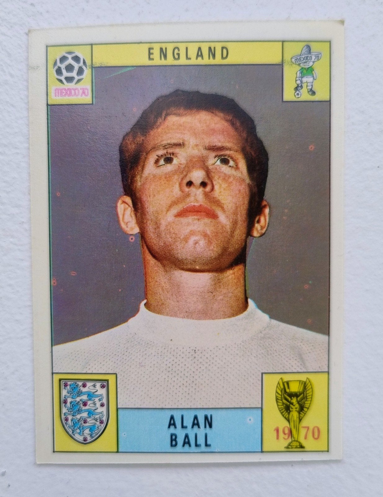 Panini Mexico 70 : 7 équipe et joueurs d'Angleterre., Envoi