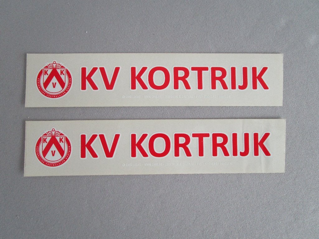 stickers KV Kortrijk, Ophalen, Zo goed als nieuw, Meerdere stickers