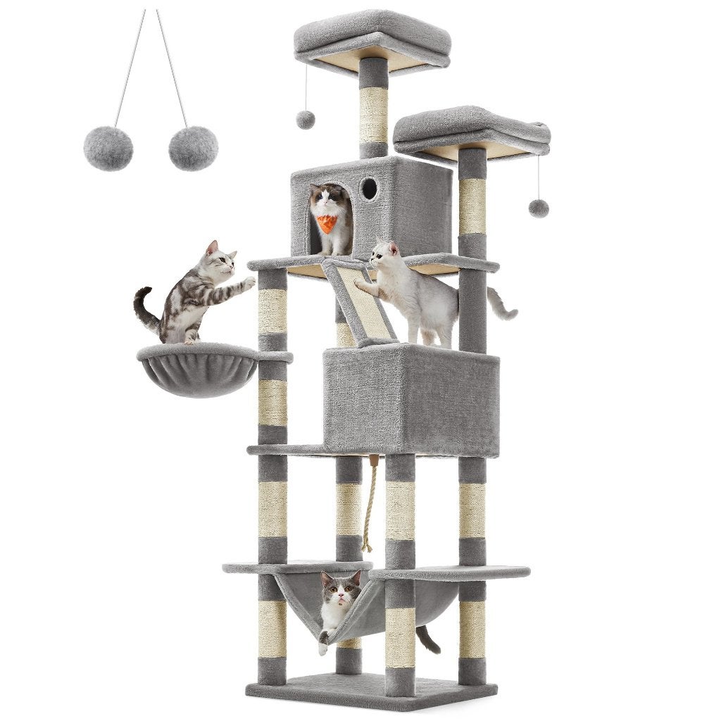 XXL Kattenboom / Kattentoren met 13 krabpilaren (206cm hoog), Dieren en Toebehoren, Katten-accessoires, Ophalen of Verzenden, Nieuw