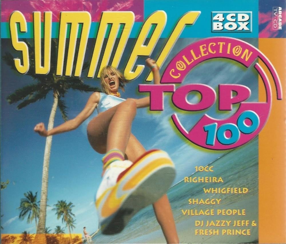 4CD-BOX * SUMMER COLLECTION TOP 100, Enlèvement ou Envoi, 1980 - 1989, Comme neuf