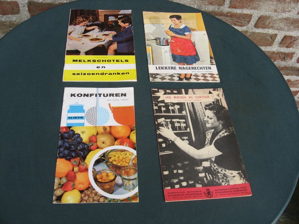 4 oude kookboekjes van gaston clement, Boeken, Ophalen of Verzenden, Gaston Clement