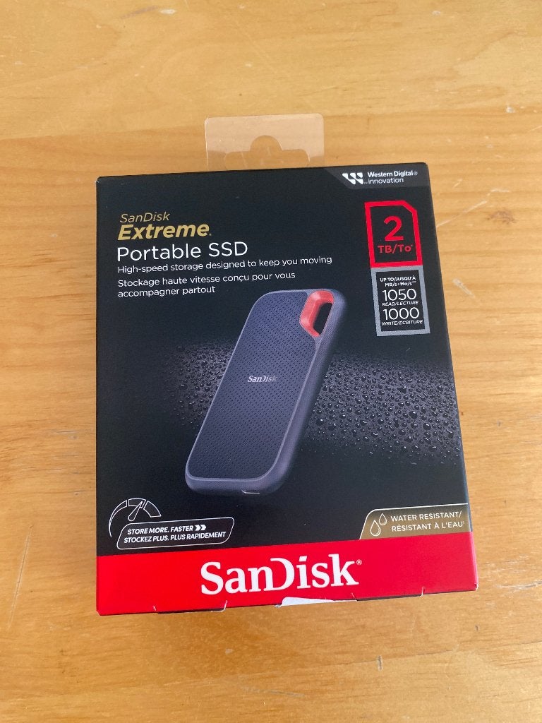 Sandisk Extreme Portable SSD 2TB - NIEUW, 2TB, SSD, Nieuw, Extern