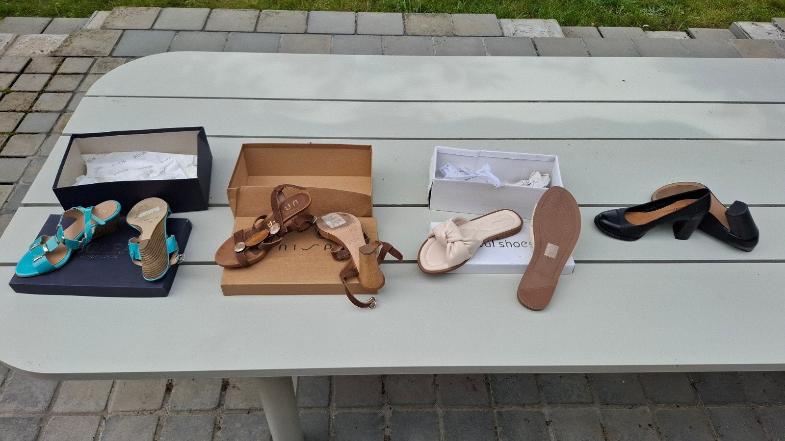 Dames schoenen, Ophalen