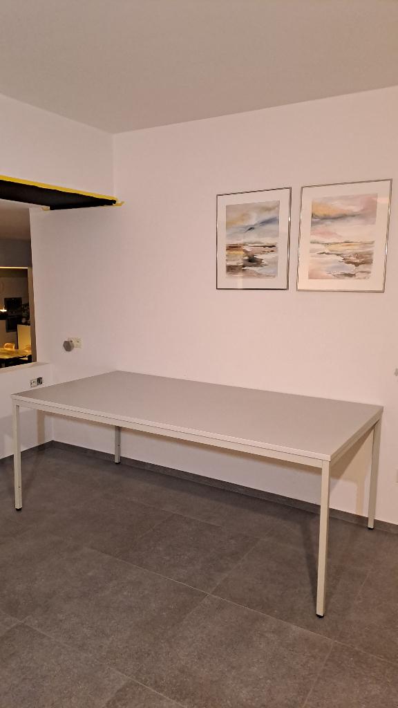 Tafel Grijs 200x100 (3 stuks beschikbaar), Huis en Inrichting, Ophalen, Gebruikt, Grijs, Overige typen
