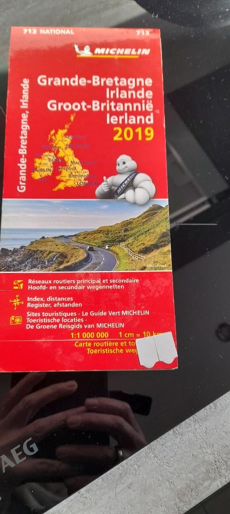 wegengids Groot-Brittanië, Boeken, Reisgidsen, Ophalen, Michelin, Nieuw, Europa