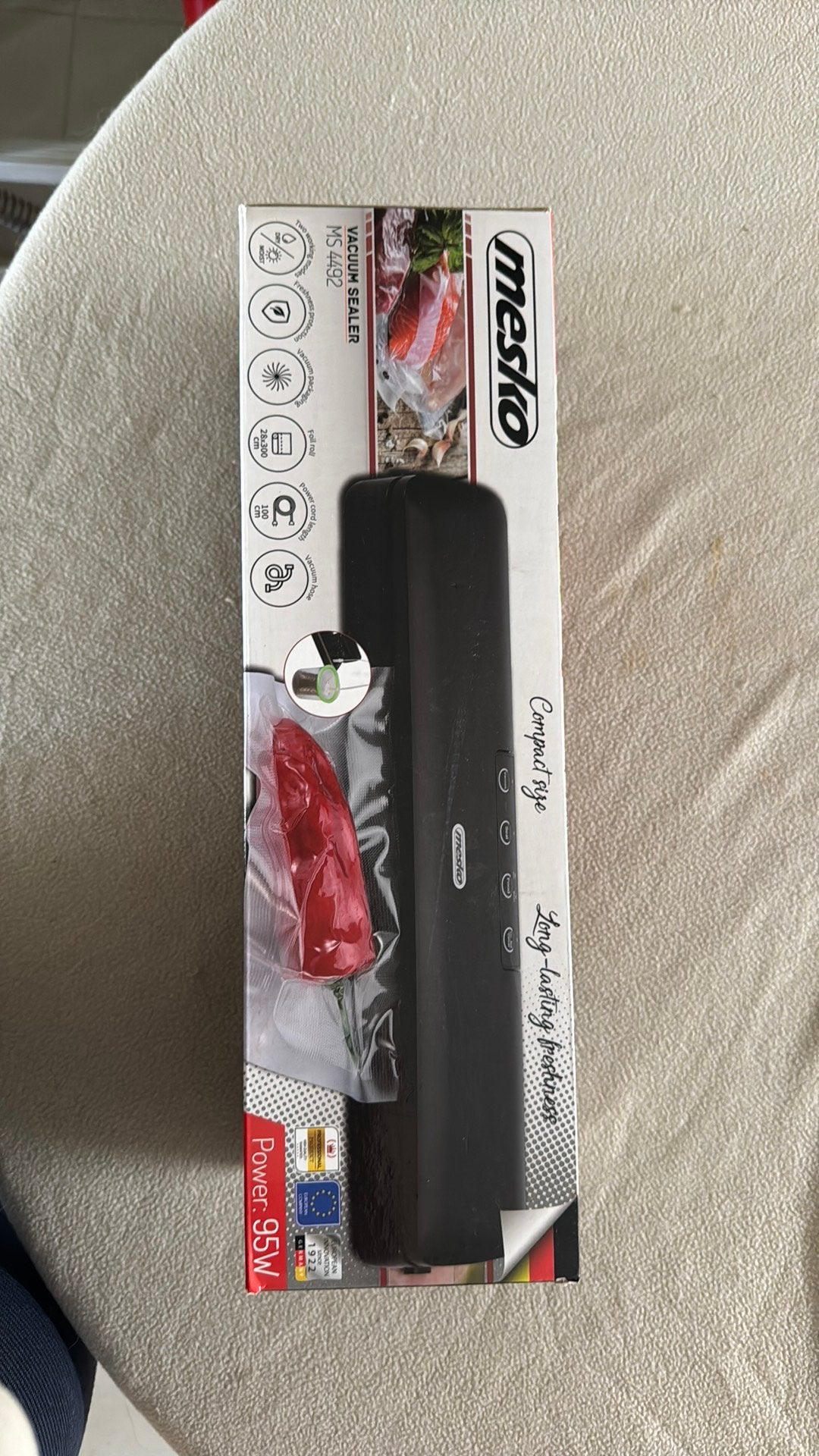 Mesko MS4492 Vacuum Sealer – nieuw, nooit gebruikt, Elektronische apparatuur, Contactgrills, Ophalen, Zo goed als nieuw