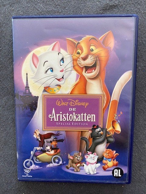 De Aristokatten DVD van Walt Disney   Nieuwstaat, Cd's en Dvd's, Europees, Tekenfilm, Alle leeftijden, Nederlands