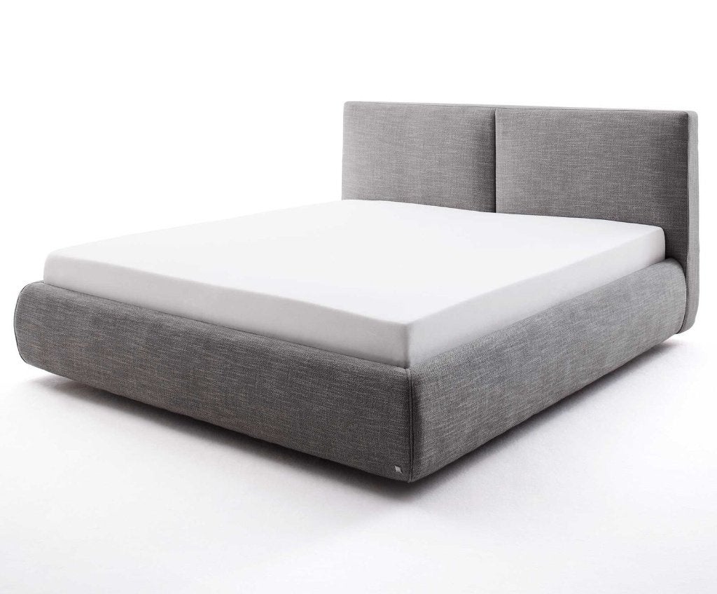 lit 180*200, Maison & Meubles, Neuf, Gris, Queen size, Enlèvement