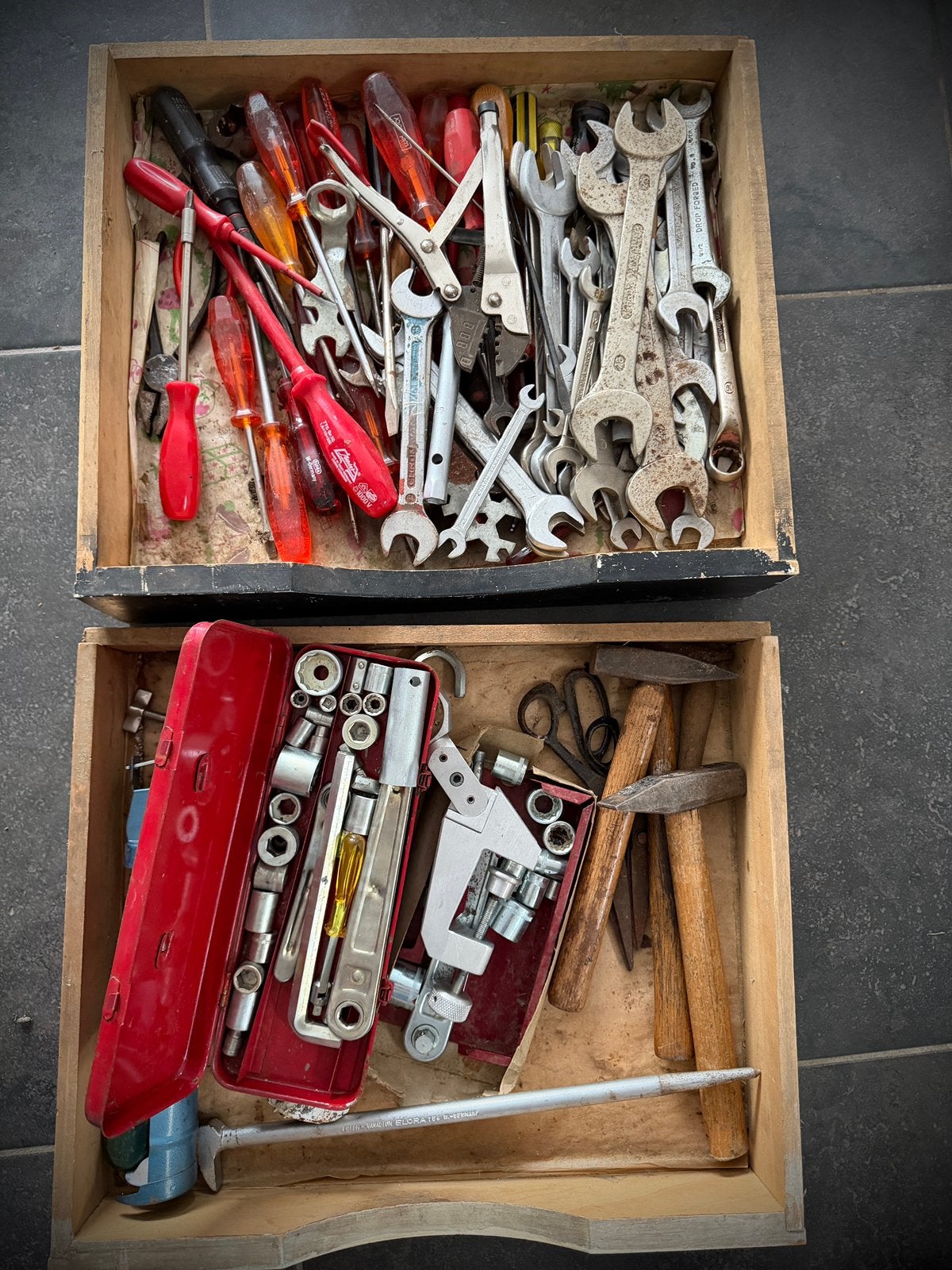 Lot gereedschap, professionele kwaliteit, Ophalen, Gebruikt