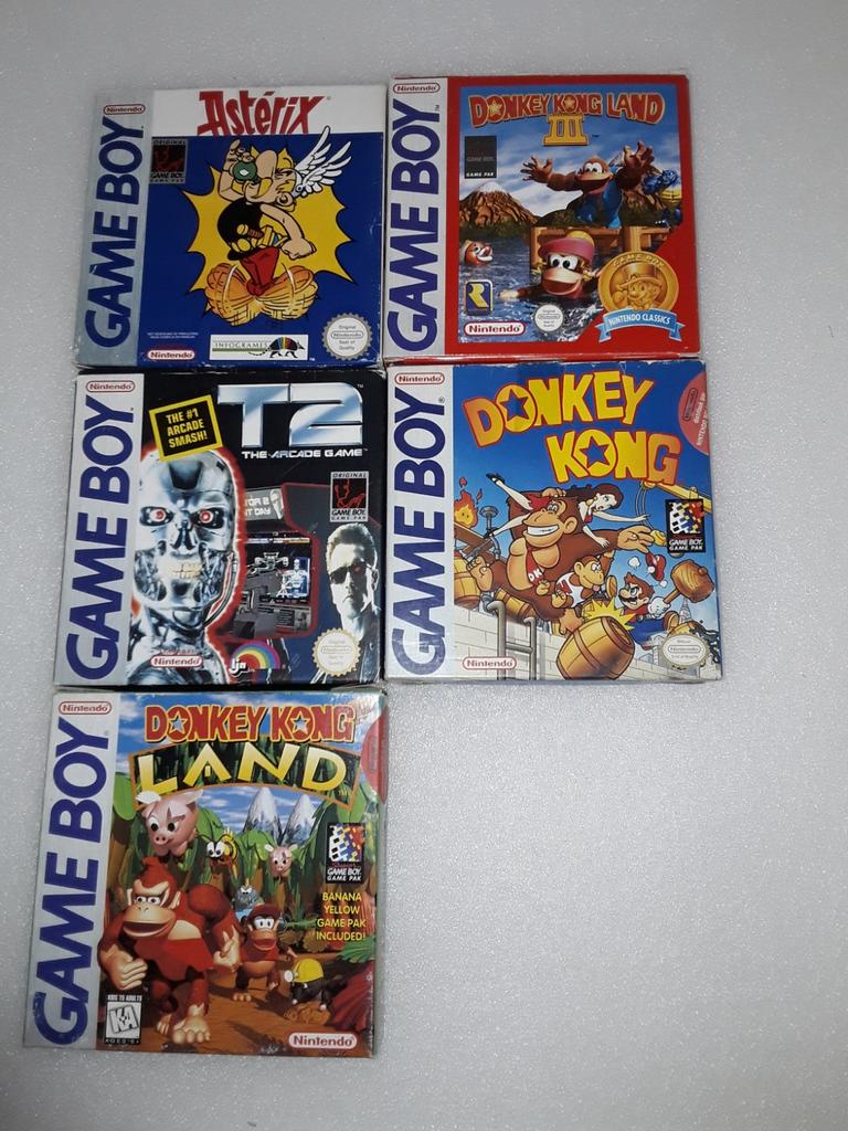 Nintendo gameboy spellen , donkey kong , T2 , asterix, Ophalen of Verzenden
