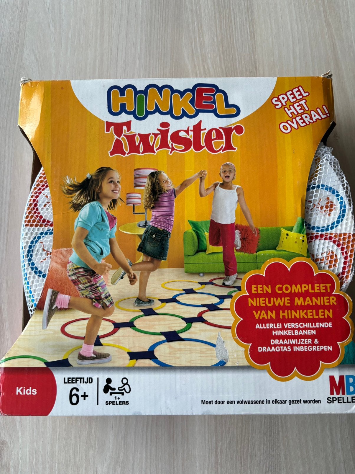 Hinkel twister spel, Ophalen, Gebruikt