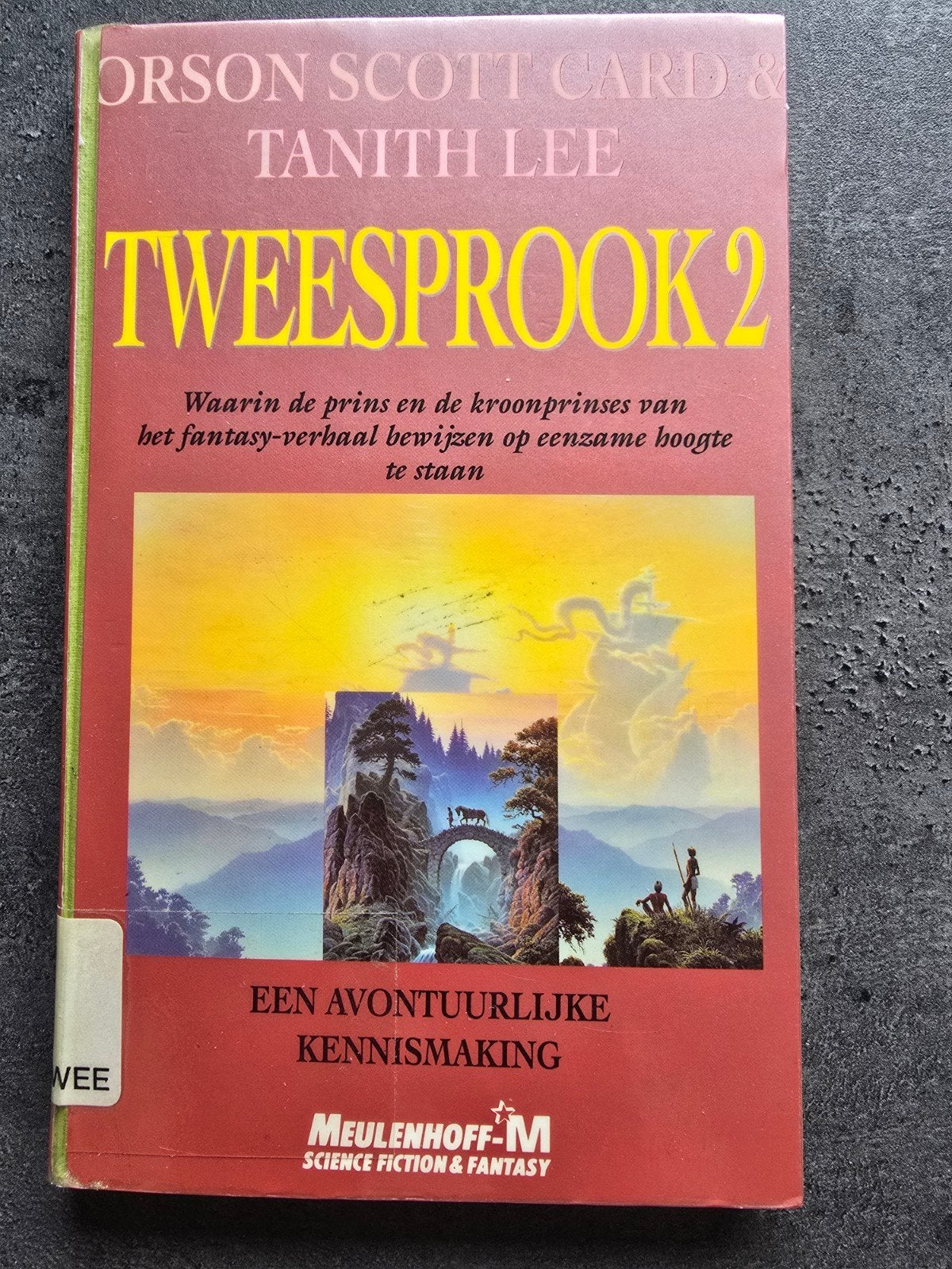 boek Tweesprook met verhalen Orson Scott Card & Tanith Lee, Ophalen, Gelezen, Orson Scott Card & Tanith Lee