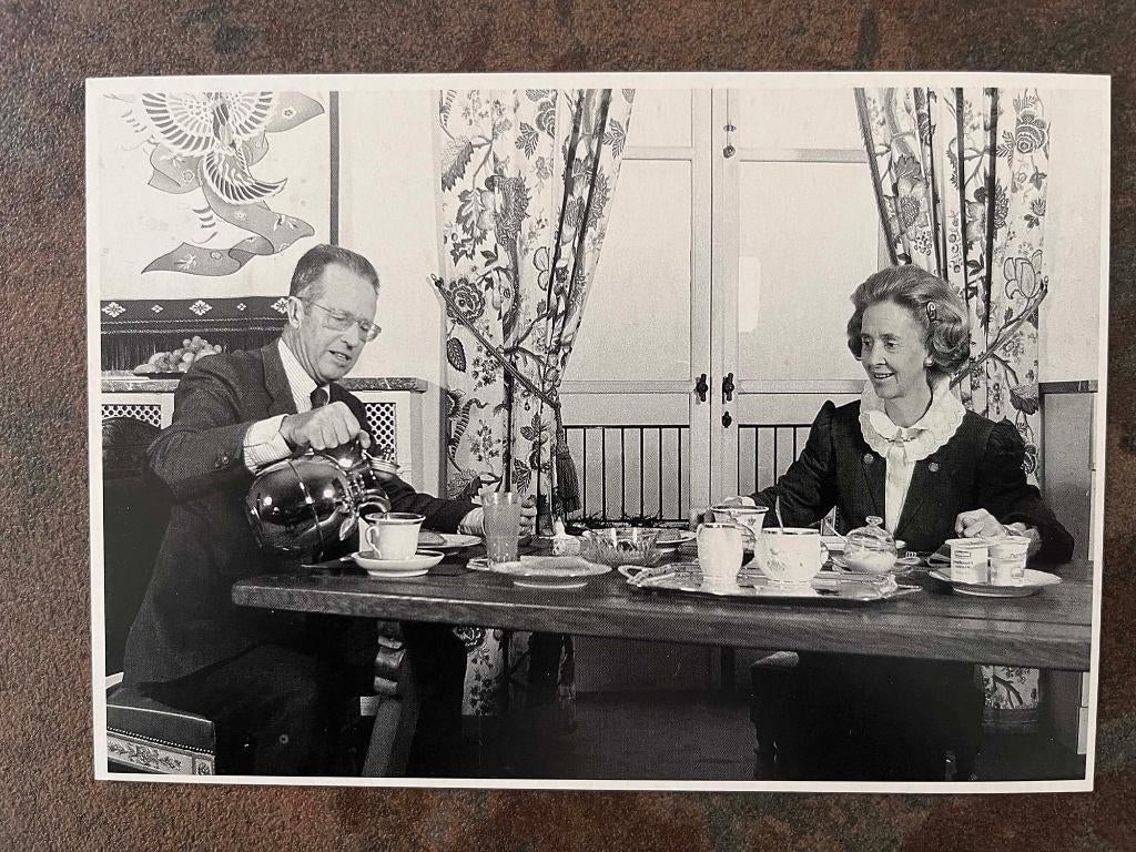 Carte postale vintage rare - Roi Baudouin et Fabiola, Enlèvement ou Envoi, Neuf, Carte, Photo ou Gravure