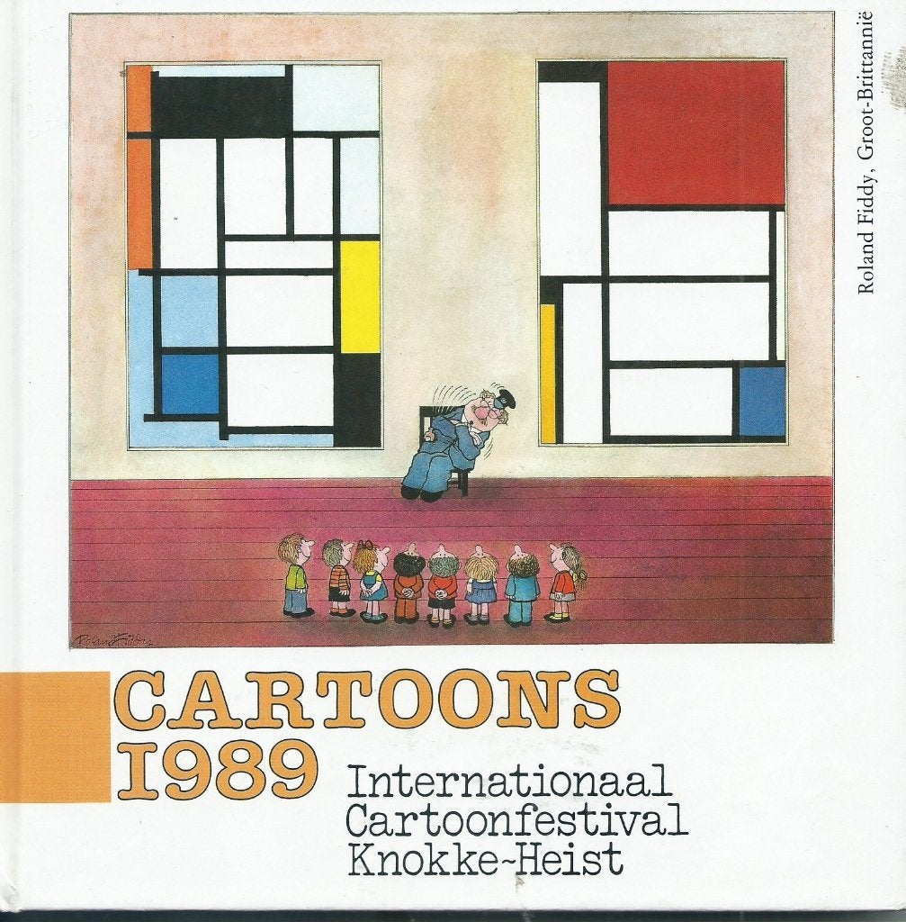 Cartoons 1989 internationaal cartoonfestival 29 Knokke Heist, Livres, Humour, Envoi, Comme neuf, Cartoons ou Dessins humoristiques