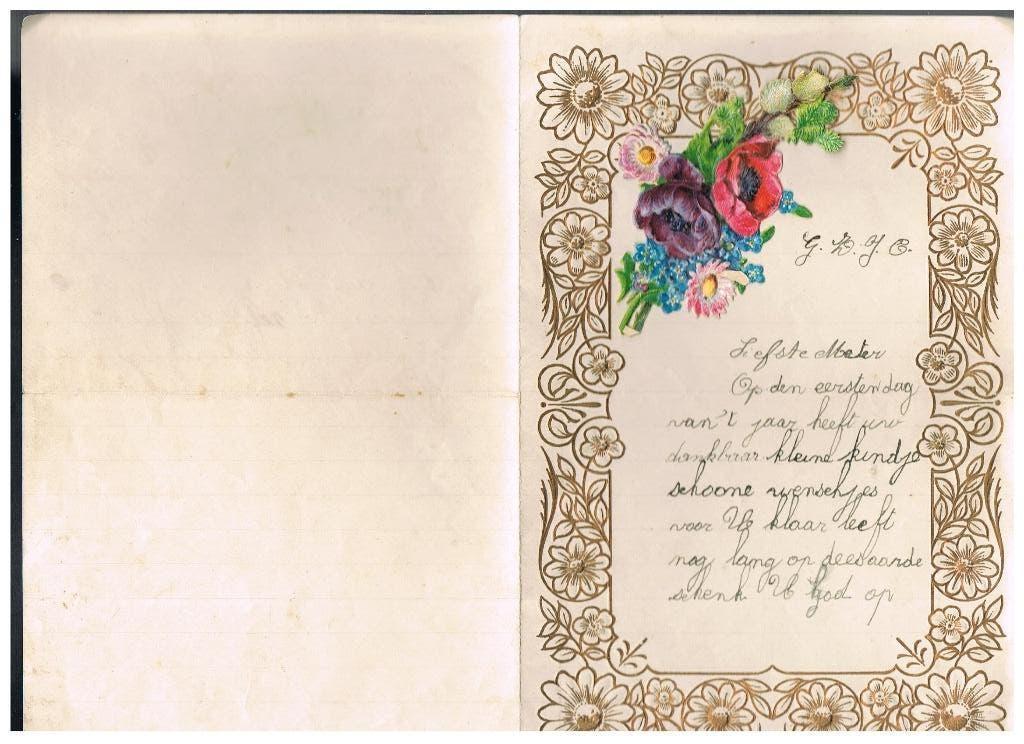 LETTRE DE NOUVEL AN, Envoi, Comme neuf