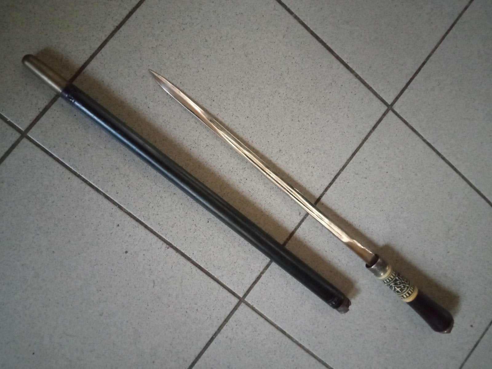 Zwaard stok oorlog wapen van officier, Antiek en Kunst, Ophalen