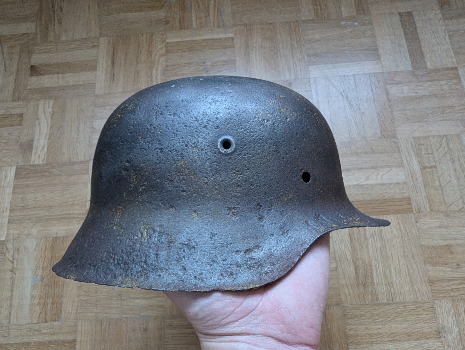 coque de casque allemand ww2, Enlèvement ou Envoi, Armée de terre, Casque ou Béret