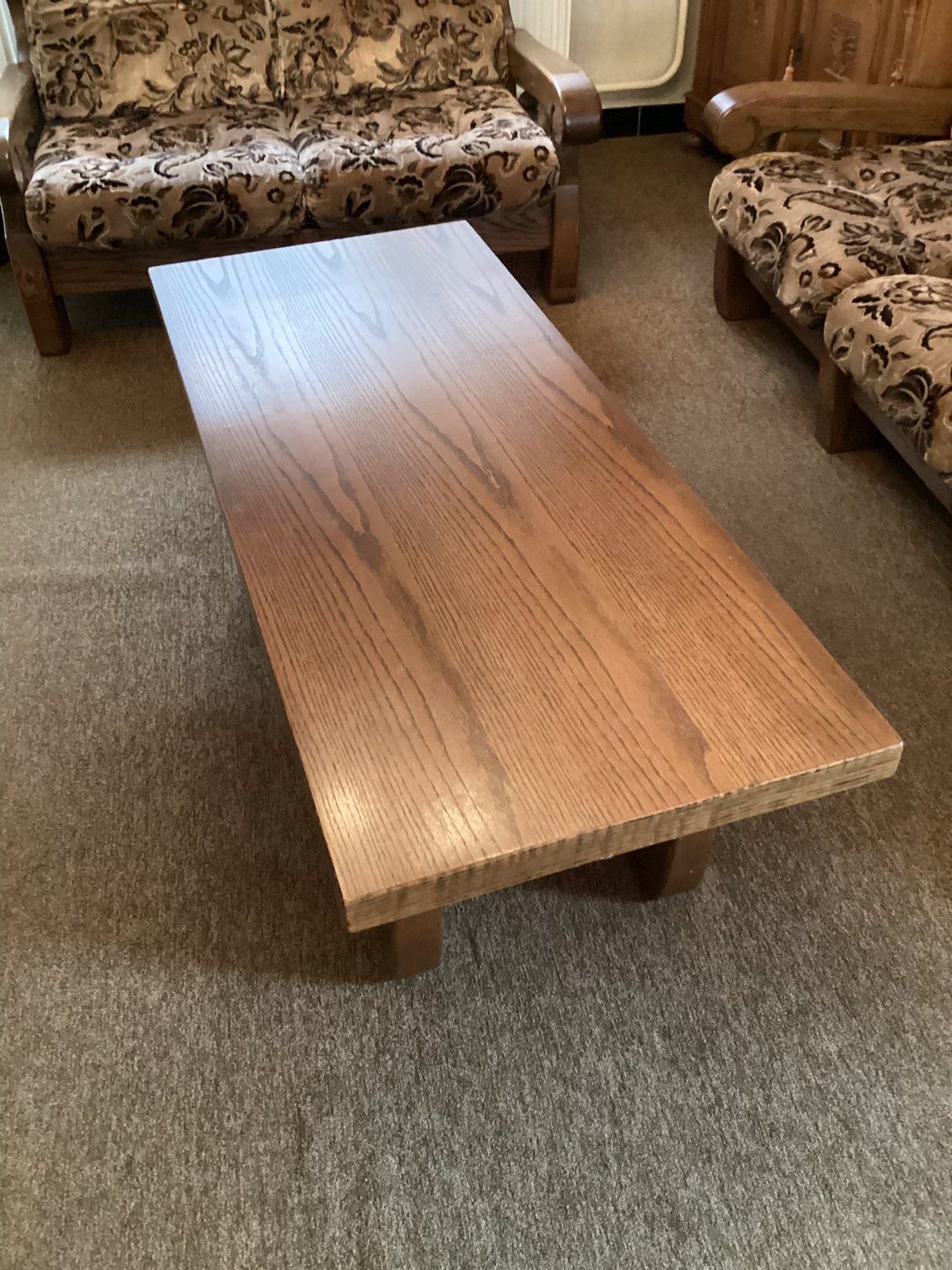 Eiken salontafel, Huis en Inrichting, Ophalen, Gebruikt