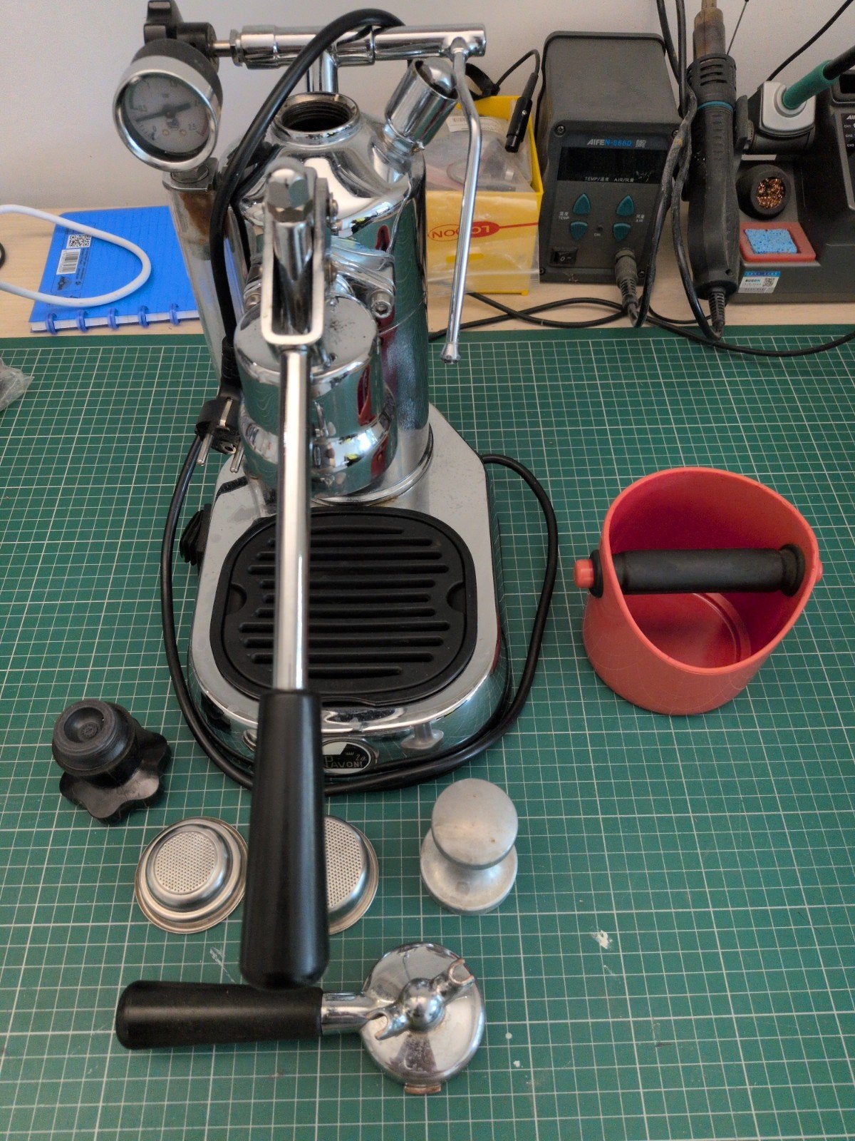 Pavoni 2a Espresso machine, Electroménager, Cafetières, Café moulu, Machine à espresso, Utilisé, Tuyau à Vapeur