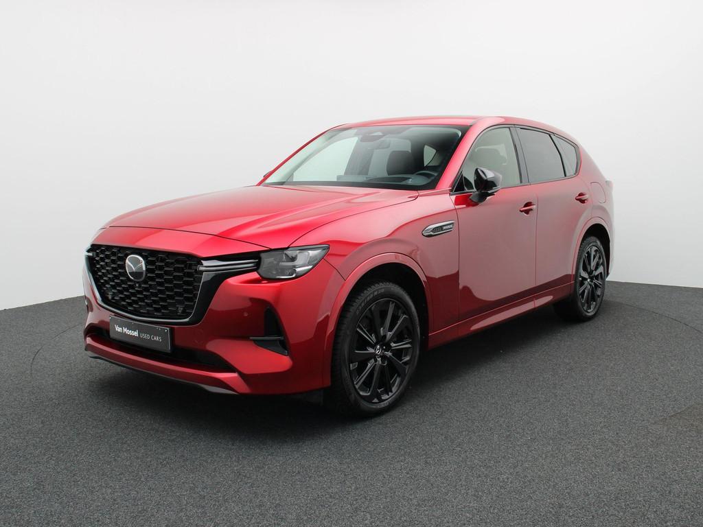 Mazda CX-60 2.5 PHEV Homura 360 Camera | Panodak | Zetelko, Auto's, Mazda, Automaat, Stof, Gebruikt, 2500 kg