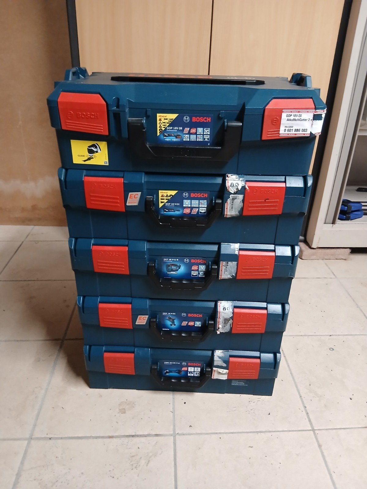 Bosch -boxx 5 stuks, Ophalen