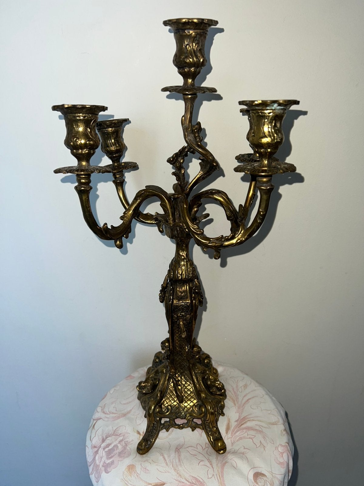 Vintage koperen kandelaars, Antiek en Kunst, Ophalen, Koper of Brons