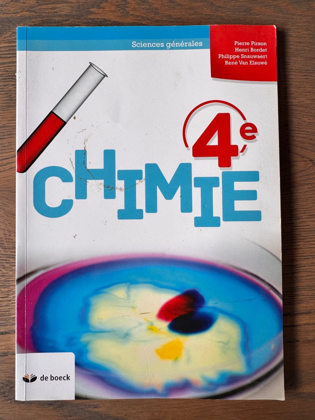 Chimie 4eme, Livres, Enlèvement ou Envoi, Utilisé, Chimie