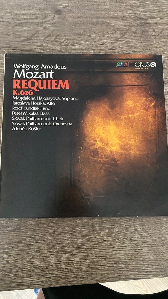 Wolfgang Amadeus Mozart Requiem k 626 vinyl, Ophalen of Verzenden, Gebruikt, Requiem, Mozart