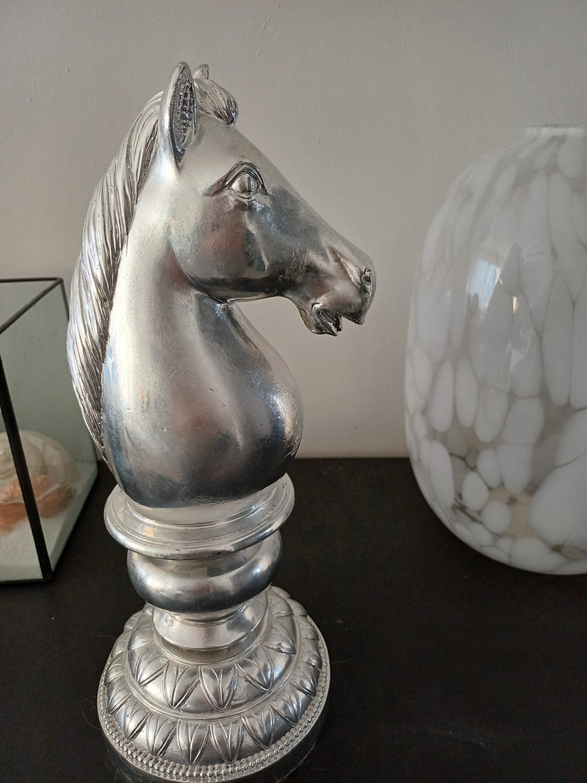 pièce échec tête de cheval argenté Jline, Enlèvement ou Envoi, Argent